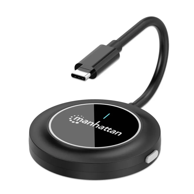 Transmissor AV Manhattan 208437 1920x1080 30m sem fios USB Type-C