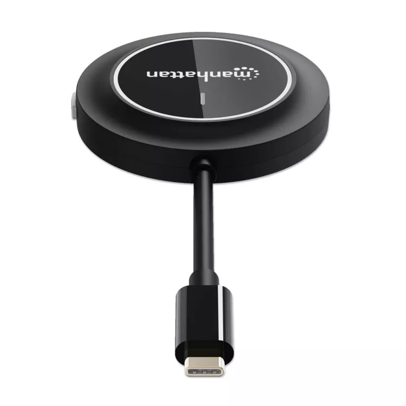 Transmissor AV Manhattan 208437 1920x1080 30m sem fios USB Type-C