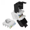 Equip 769227 Ficha Keystone Cat.6A, não blindada, LSA sem ferramentas, branca, 8 un.