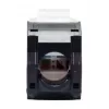 Equip 769227 Ficha Keystone Cat.6A, não blindada, LSA sem ferramentas, branca, 8 un.