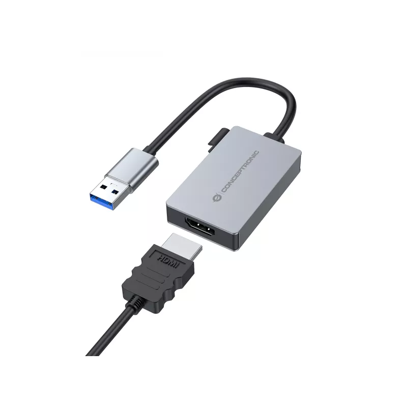 Adaptador USB para HDMI 1.4 Conceptronic ABBY22G, 1080P 60 Hz