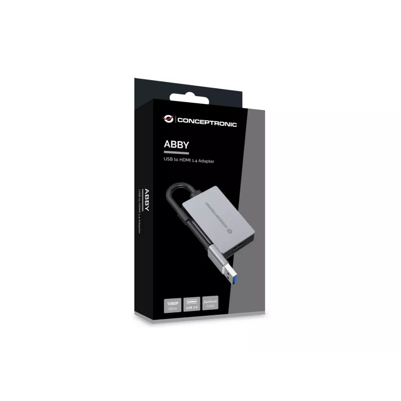 Adaptador USB para HDMI 1.4 Conceptronic ABBY22G, 1080P 60 Hz