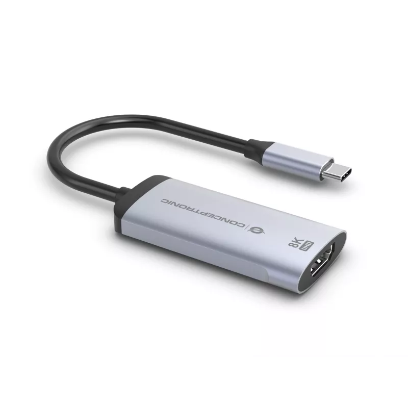 Adaptador USB-C para HDMI 2.1 Conceptronic ABBY23G, 8K60Hz