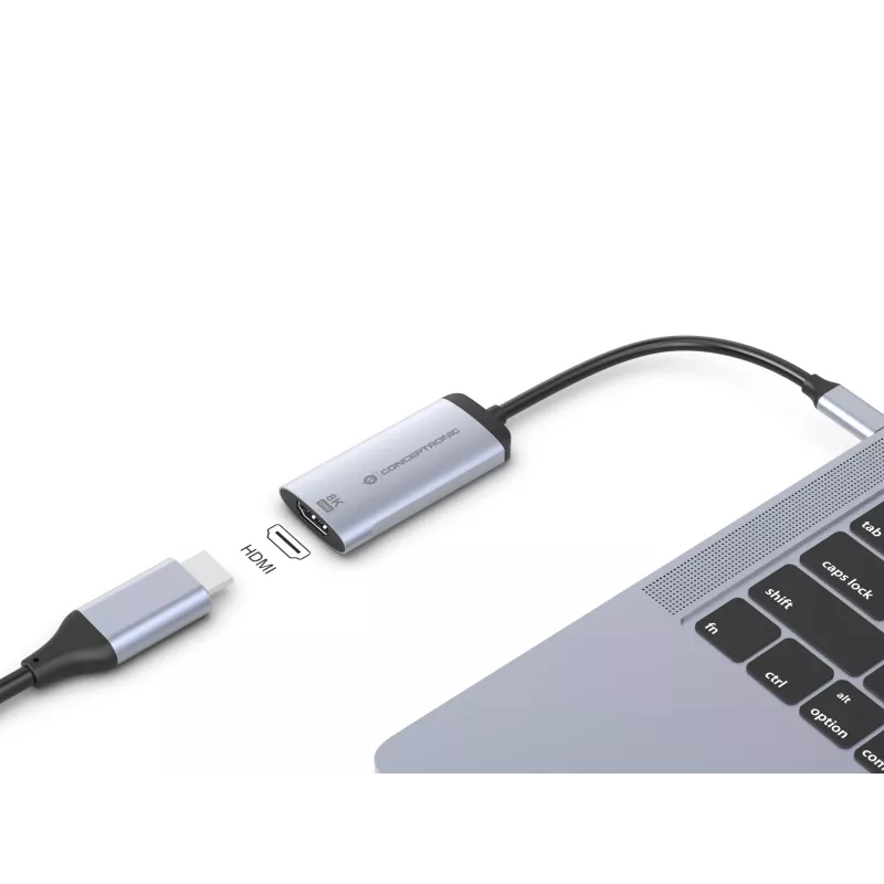 Adaptador USB-C para HDMI 2.1 Conceptronic ABBY23G, 8K60Hz