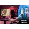 Cabo Manhattan USB-C para Ethernet Gigabit RJ45 2m Preto/Prateado