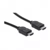 Cabo HDMI macho para macho Manhattan HDMM1M 1m preto