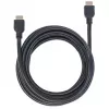 Cabo Manhattan HDMI 4K@60Hz com Ethernet - classificado CL3, 5 m, adequado para instalação em parede, para todas as aplicações 4K e 1080p/HD - para expansão imediata ou preparação para o futuro, macho-macho, preto, Ultra HD 4K x 2K, garantia vitalícia, Premium High Speed