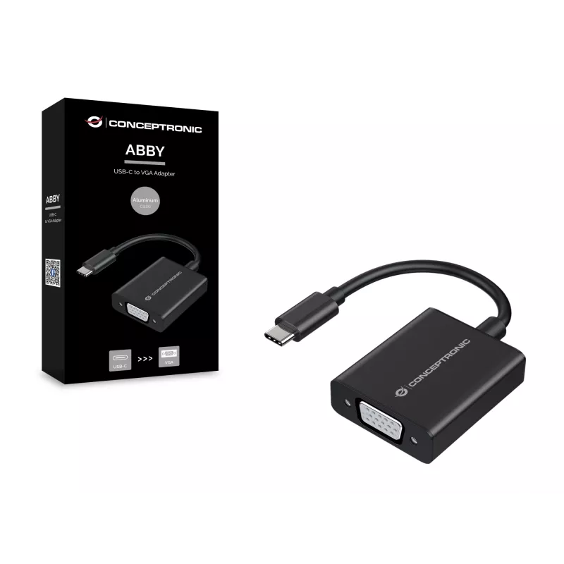 Adaptador USB-C para VGA Conceptronic ABBY05B