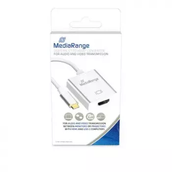 Adaptador gráfico USB MediaRange MRCS194 4096 x 3112 píxeis prateado