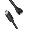 Cabo USB LogiLink CU0196 USB 2.0 0,5 m USB-C Micro-USB B preto