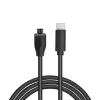 Cabo USB LogiLink CU0196 USB 2.0 0,5 m USB-C Micro-USB B preto