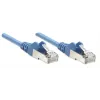 Intellinet 330701 Cabo de ligação de rede, Cat5e, SFTP, RJ45 (M) para RJ45 (M), 7,6 m, moldado, azul