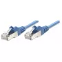 Intellinet 330701 Cabo de ligação de rede, Cat5e, SFTP, RJ45 (M) para RJ45 (M), 7,6 m, moldado, azul