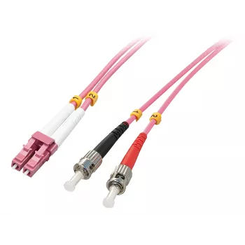 Cabo InfiniBand/fibra ótica Lindy 46352 3 m LC ST rosa