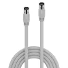 Cabo de rede Lindy 0,3 m RJ-45 Cat.8.1 cinzento