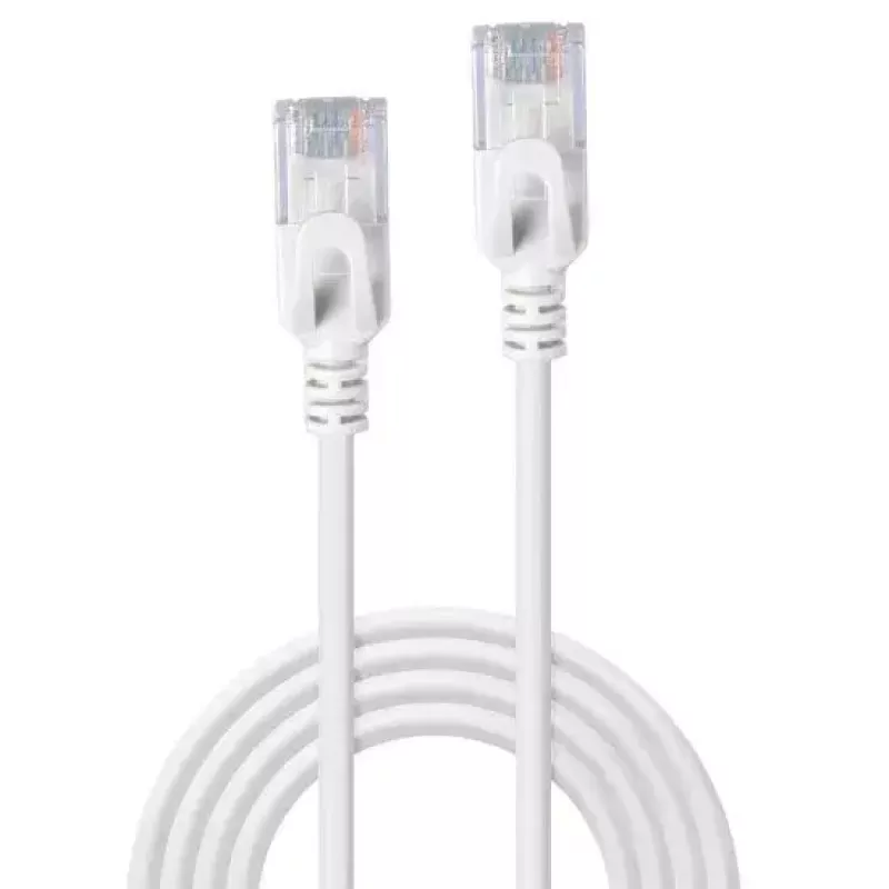 Cabo de rede Lindy 2m Cat.6A U/UTP ultra fino, cinzento