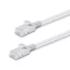Cabo de rede Lindy 2m Cat.6A U/UTP ultra fino, cinzento