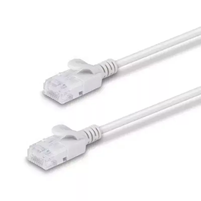 Cabo de rede Lindy 2m Cat.6A U/UTP ultra fino, cinzento
