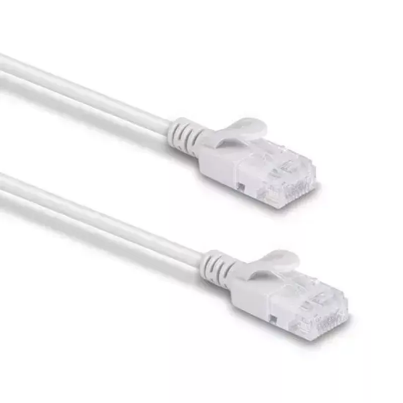 Cabo de rede Lindy 2m Cat.6A U/UTP ultra fino, cinzento