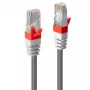 Cabo de rede Lindy 3m Cat.6A S/FTP LSZH RJ-45 cinzento