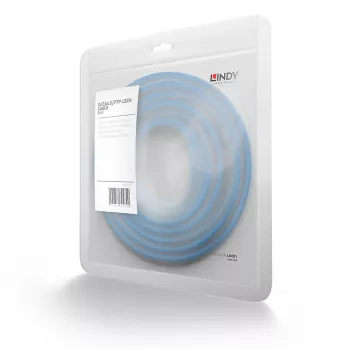 Cabo de rede Lindy 45373 azul 0,5 m Cat6a S/FTP (S-STP)