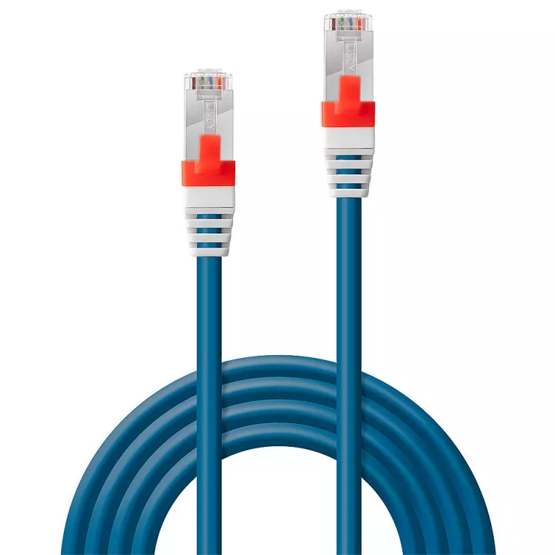 Cabo de rede Lindy 45376 azul 3 m Cat6a S/FTP (S-STP)