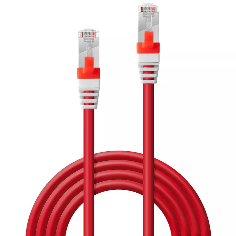 Cabo de rede Lindy 45392 vermelho 20 m Cat6a S/FTP (S-STP)