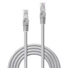 Lindy 48408 cabo patch Cat5e U/UTP, 3 m, cinzento, embalagem de 50
