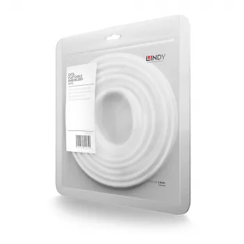 Cabo de rede Lindy 47504 branco 5 m Cat6 U/UTP (UTP)