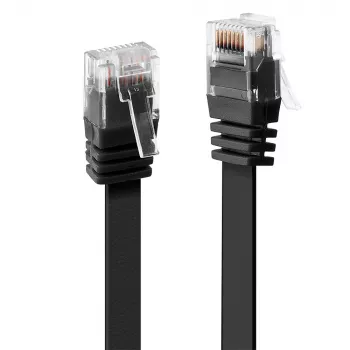Cabo de rede Lindy 47525 preto 10 m Cat6 U/UTP (UTP)