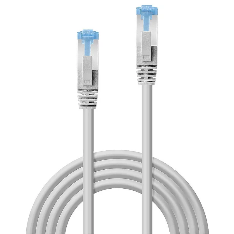 Lindy 47621 Cat.6A LSZH cabo de rede, 1 m, cinzento, embalagem de 10