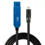 Cabo USB Lindy 43381 USB 3.2 Gen 1 (3.1 Gen 1) 8 m USB C USB A preto, azul