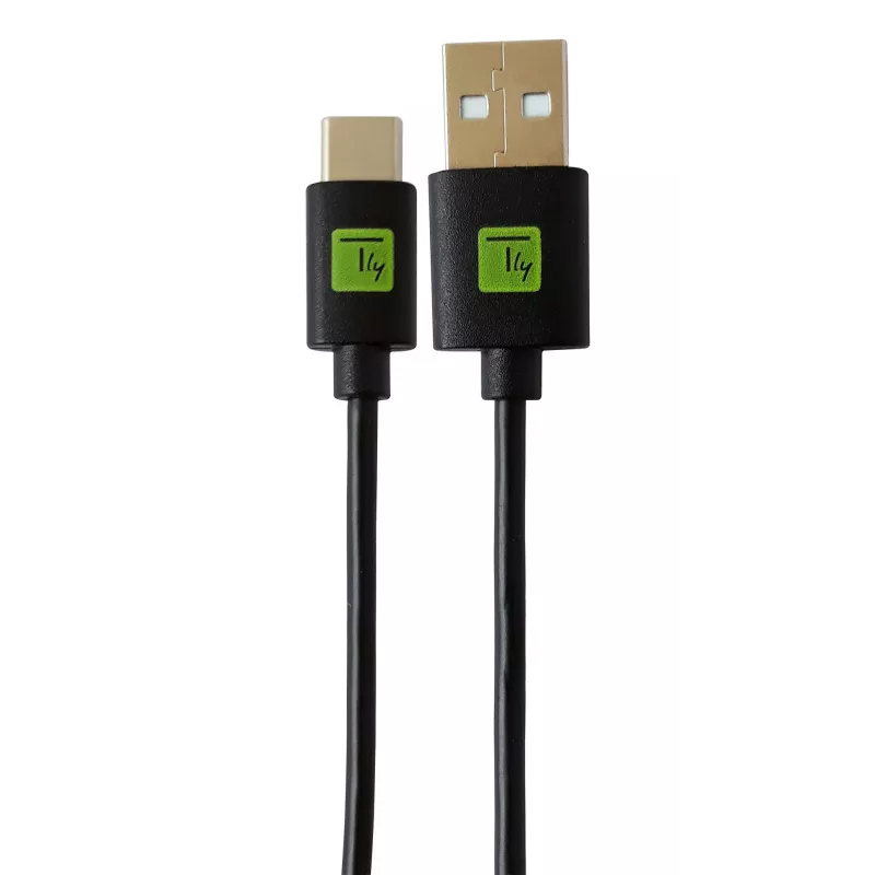 Cabo USB Techly ICOC MUSB20-CMAM01T USB 2.0 0,1 m USB A USB C preto