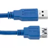 Cabo de extensão USB 3.0 Techly, ficha A / conector fêmea A, 1 m, azul ICOC U3-AA-10-EX