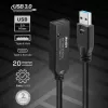 Extensão ativa USB 3.0 Lindy 20 m Type A para C