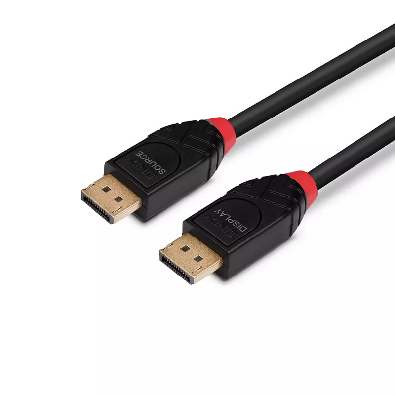 Cabo DisplayPort Lindy 10 m DisplayPort 1.4 ativo