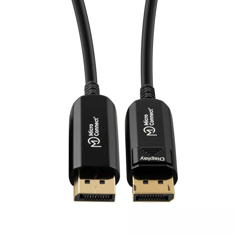 Cabo DisplayPort MicroConnect DP-MMG-4000V1.4OP — DisplayPort 1.4, suporta até 8K@60Hz