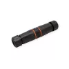 VALUE 21.99.3007 acoplador RJ-45 blindado, Cat.6A, para exterior e indústria, preto