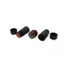 VALUE 21.99.3007 acoplador RJ-45 blindado, Cat.6A, para exterior e indústria, preto