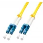 Cabo de patch de fibra ótica Lindy 15m LC-LC OS2 9/125
