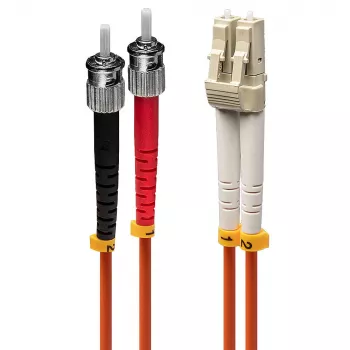 Cabo de patch de fibra ótica Lindy 1m LC-ST OM2 50/125