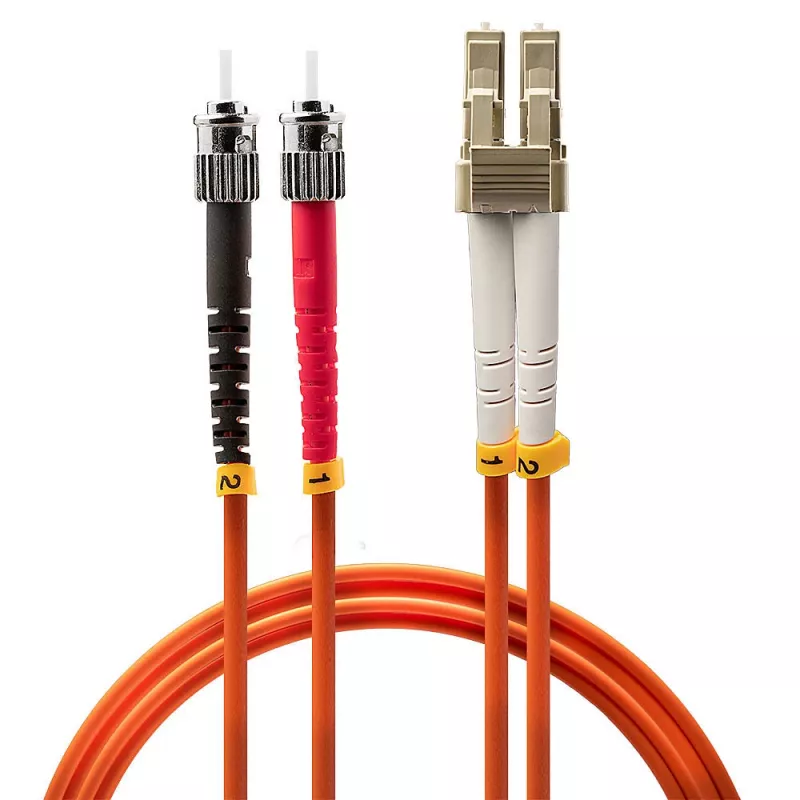 Cabo de patch de fibra ótica Lindy 1m LC-ST OM2 50/125