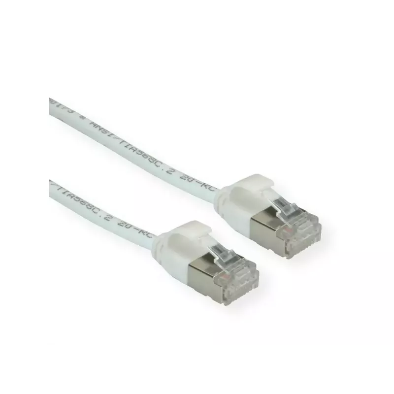 Cabo de rede ROLINE 21.15.1699 0,3 m Cat6a U/FTP RJ-45 branco