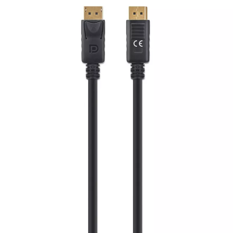 Cabo DisplayPort Manhattan DP14MM1M 8K@60Hz 1 m ficha macho para ficha macho