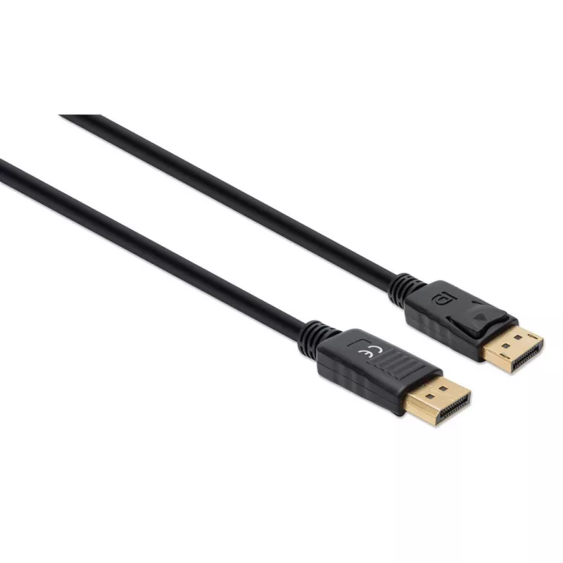 Cabo DisplayPort 1.4 Manhattan 8K@60Hz 2 m PVC ficha macho para ficha macho