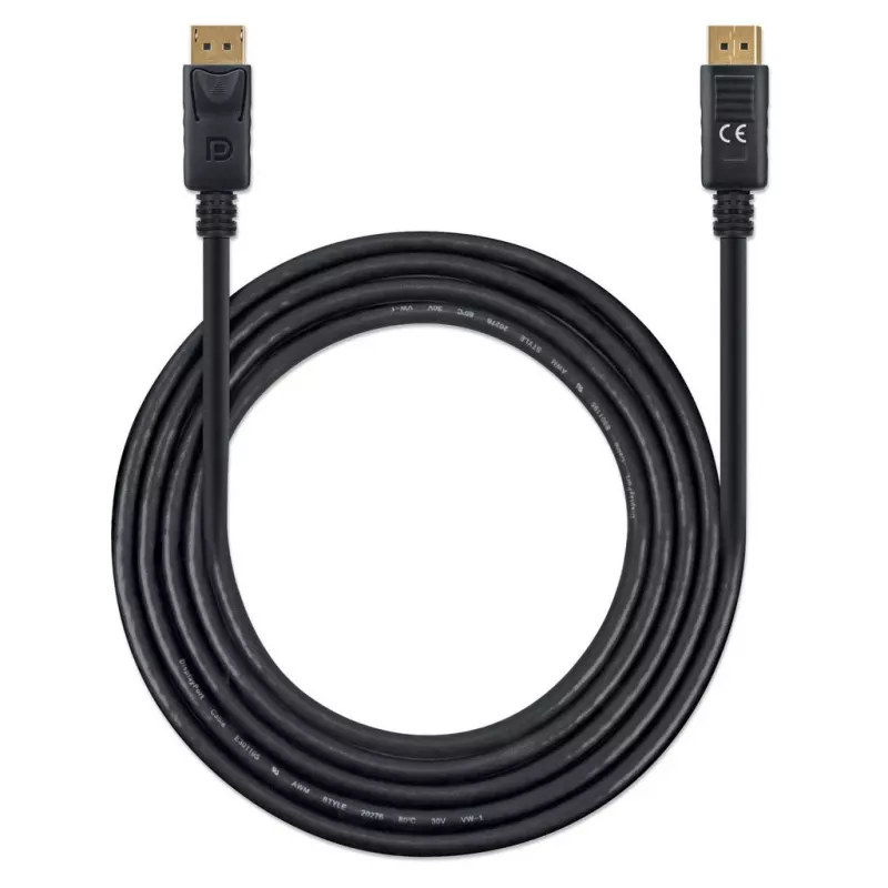 Cabo DisplayPort 1.4 Manhattan 8K@60Hz 2 m PVC ficha macho para ficha macho