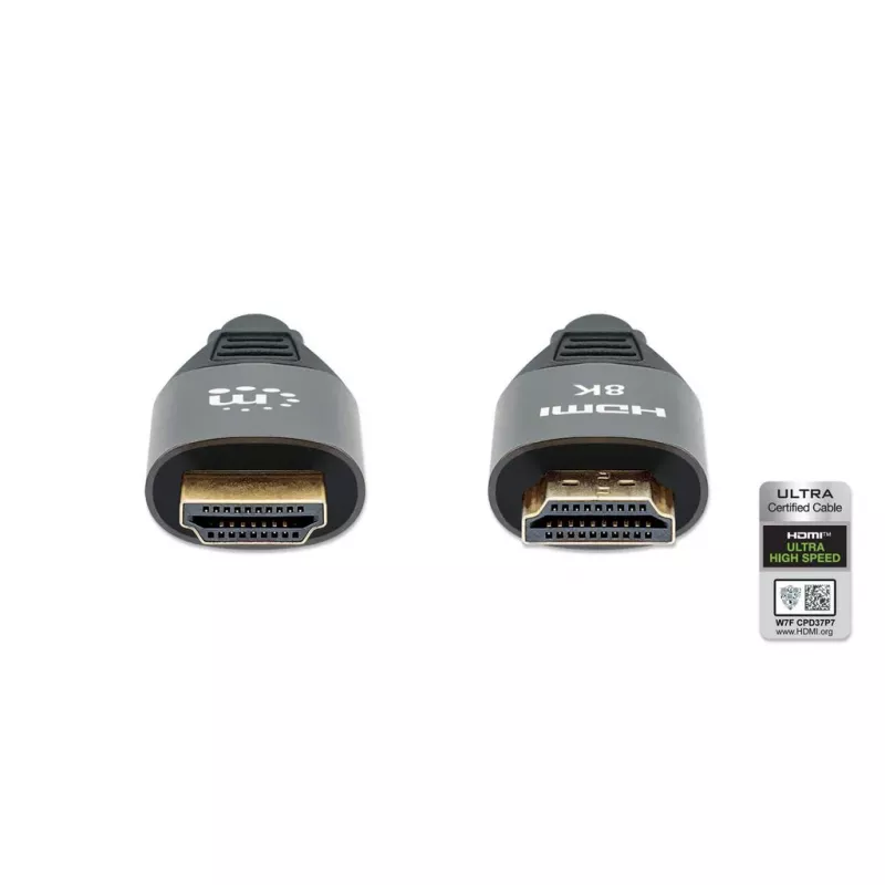 Manhattan 355933 cabo HDMI com Ethernet, HDMI tipo A, 1 m, preto