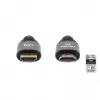 Cabo HDMI Manhattan 8K 60Hz 3 m ficha macho para ficha macho preto