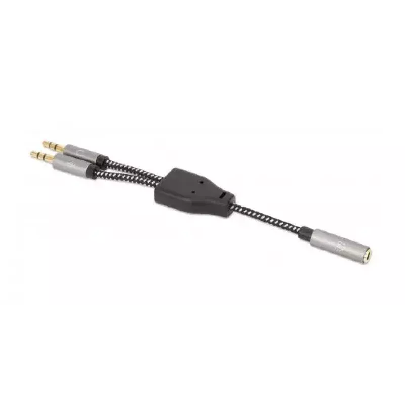 Cabo adaptador para headset Manhattan 356121