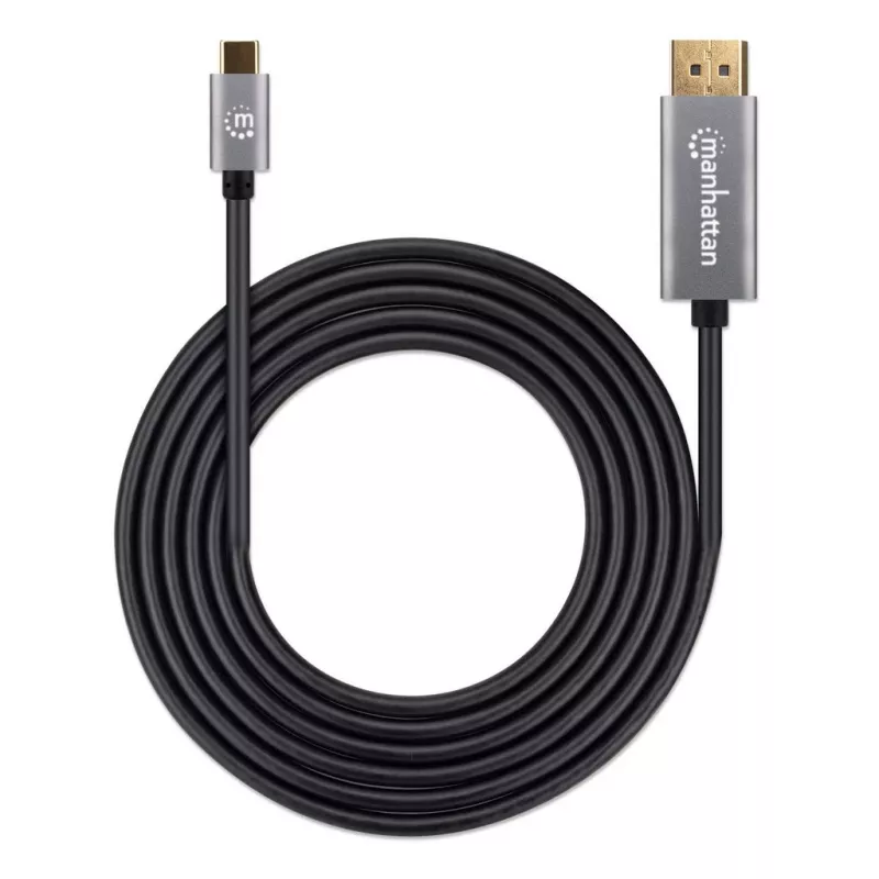 Cabo USB-C para DisplayPort Manhattan CDP2DP146B 8K 2 m